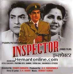 Inspector 1956 Ashok Kumar, Geeta Bali, K. N. Singh, Pran, Nazir Hussain, Achla Sachdev, Pratima Devi, Kammo, Sudha Bali, Mehmood
