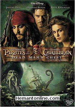 Pirates of The Caribbean Dead Mans Chest 2006 Hindi Johnny Depp, Orlando Bloom, Keira Knightley, Jack Davenport, Bill Nighy, Jonathan Pryce