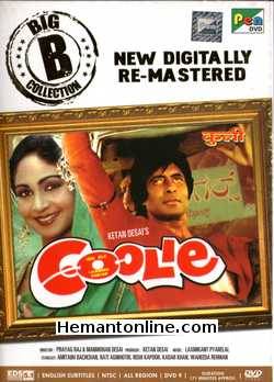 Coolie 1983 Amitabh Bachchan, Rati Agnihotri, Rishi Kapoor, Kader Khan, Waheeda Rehman, Suresh Oberoi