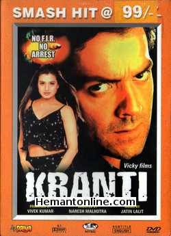 Kranti 2002 Bobby Deol, Amisha Patel, Vinod Khanna, Kabir Bedi, Rati Agnihotri, Madan Joshi, Tej Sapru, Om Puri, Kashmira Shah