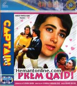 Prem Qaidi 1991 Introducing Karishma Kapoor And Harish, Bharat Bhushan, Dalip Tahil, Rama Vij, Anjana Mumtaj, Shafi Inamdar, Harish Patel, Paresh Rawal